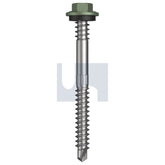 Hobsons - M6.2-13 X 65 Pale Eucalypt (Mist Green)-Cl4 As3566 + Scratchguard Vmax Sds Hex + Washer + Xgrip | Fs312-Pe (Pack Of 100)